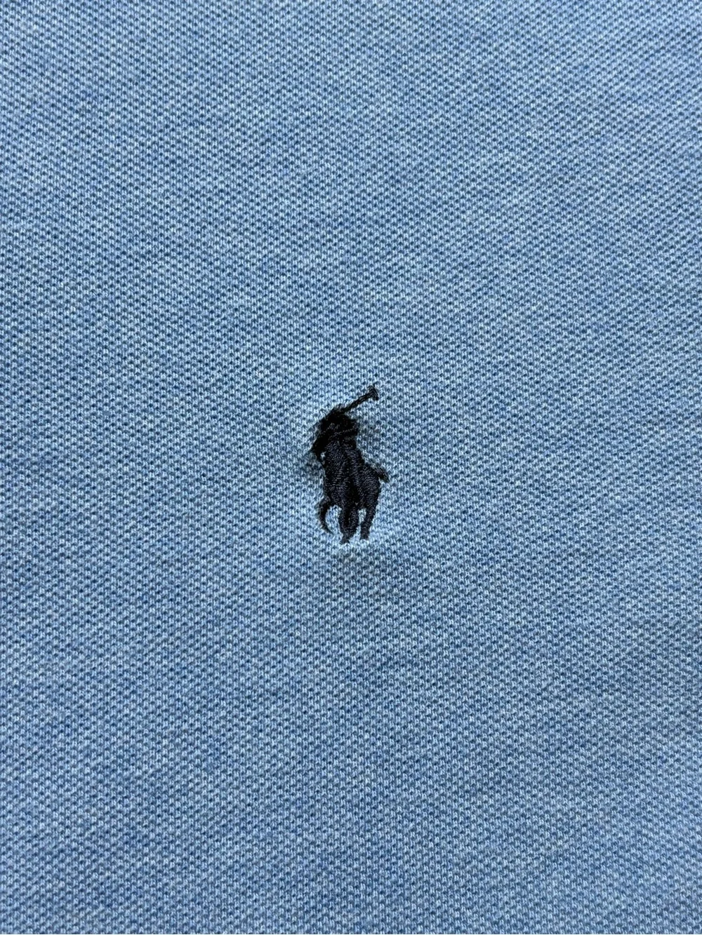 Ralph Lauren Men’s Polo Shirt in Light Blue with Navy Pony